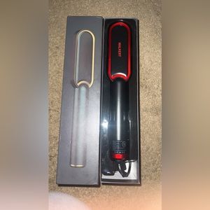 Tymo hair straightening brushes brand new in box with the glove and clips